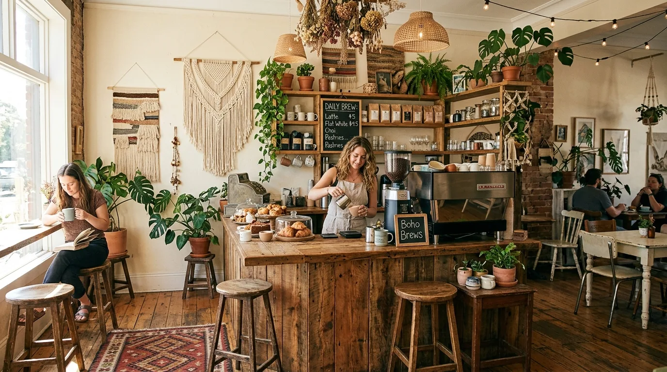Boho Style Coffee Bar for 10 coffee bar ideas for a stylish kitchen setup